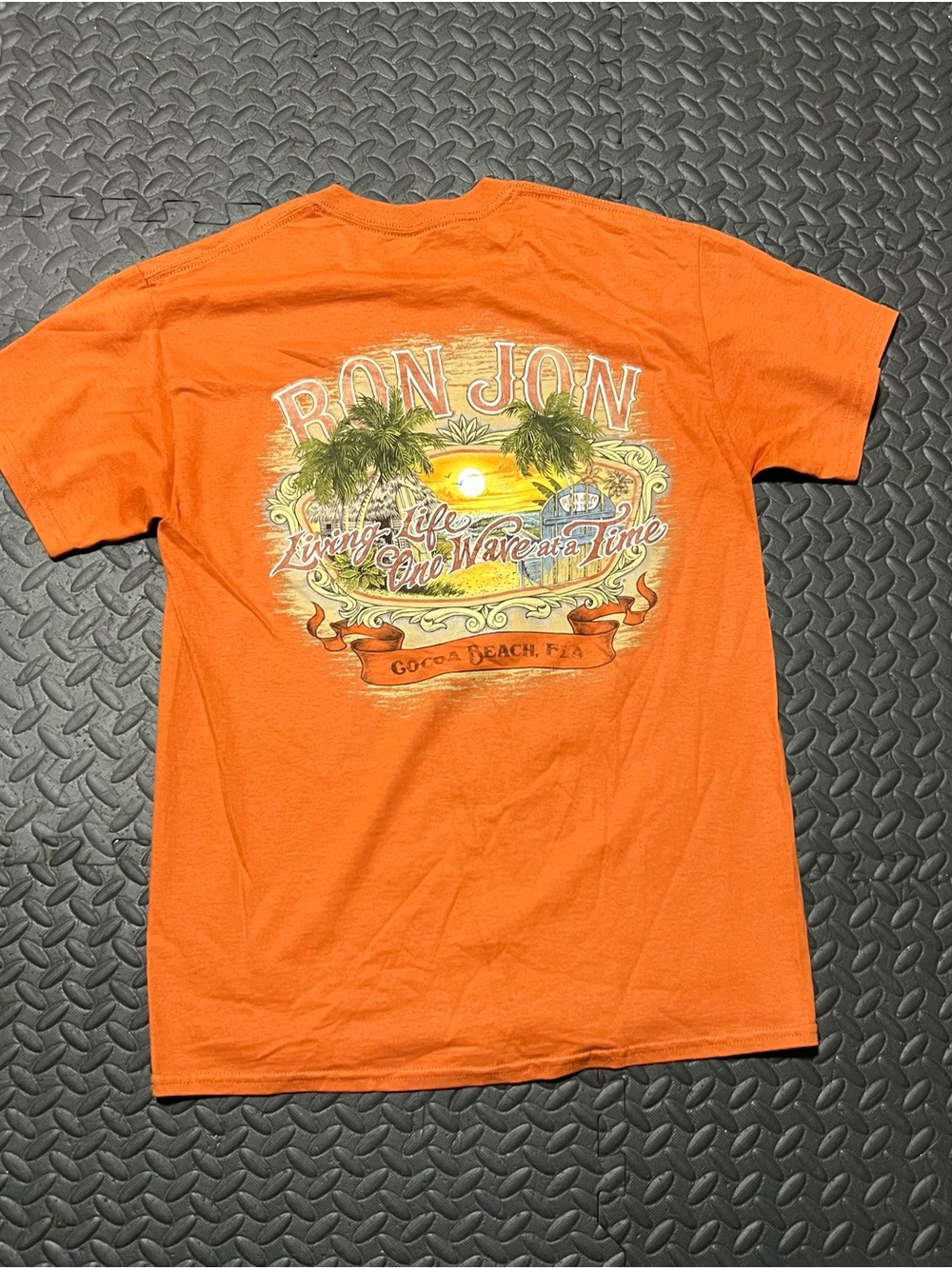 Ron Jon Orange Coconut Sunset Graphic Tee